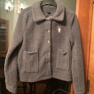 Sherpa Button Up Jacket